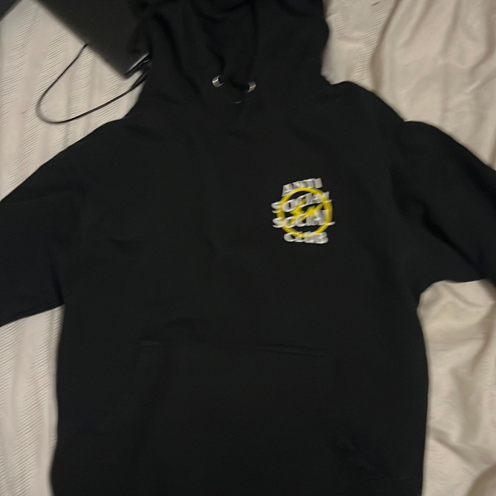 Mens anti social club hoodie